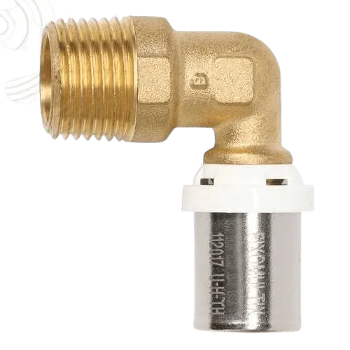 Raccord à sertir mâle coudé multicouche 15/21 - Ø16-1/2” - 30362-16-15 - Fixoconnect - Ayor